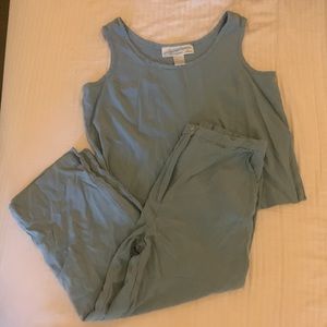 Pineapple Moon Silk Set Vintage